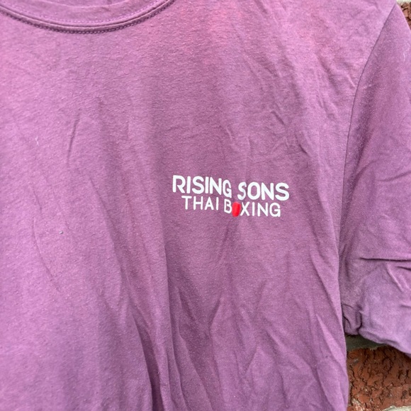 Rising Sons Thai Boxing Newport Beach California Short Sleeve Tee Shirt - Picture 2 of 4